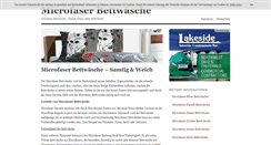 Desktop Screenshot of microfaser-bettwaesche.net